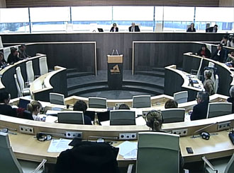 Procuradores junteros en un Pleno. 2013