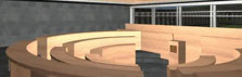 Captura del vídeo de evolución de la obra en 3D (II) - Construcción del pleno.